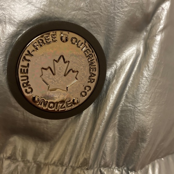 Noize Women's Shiny Gray/SilverPuffer Jacket - Picture 6 of 13